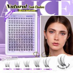 ALICE Lash Clusters longueurs mélangees 8-16mm pour un effet volumineux modulable.