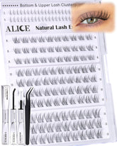 ALICE Short Lash Clusters 8mm close-up for natural daily wear
