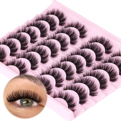 ALICROWN Cils-effet-extension-court pour un look élégant sans extensions.