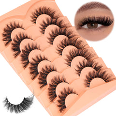 ALICROWN cils synthétiques imitation vison, volume moyen, pour un regard glamour naturel.