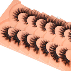 ALICROWN cils en bande légère et multi-couches, port confortable et rapide.