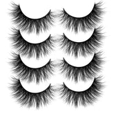 ALICROWN cils faux mink pack 3D volume naturel, regard dense et durable.