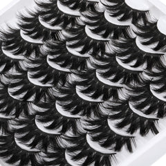 ALICROWN Dramatic Eyelashes — faux vison synthétique ultra-léger pour un port confortable.
