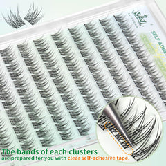 ALICROWN HAIR cils adhésifs naturels 13mm – effet plume léger et durable.