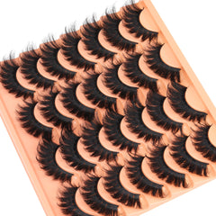 ALICROWN HAIR Strip Lashes 22 mm longueur extérieure pour look dramatique.