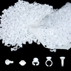 AliOry – anneaux colle cils emballage de 600 pièces pour salon et domicile.
