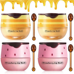 Baume Lèvres Alisesun Fraise Abeille Pot Miel : hydratation durable.