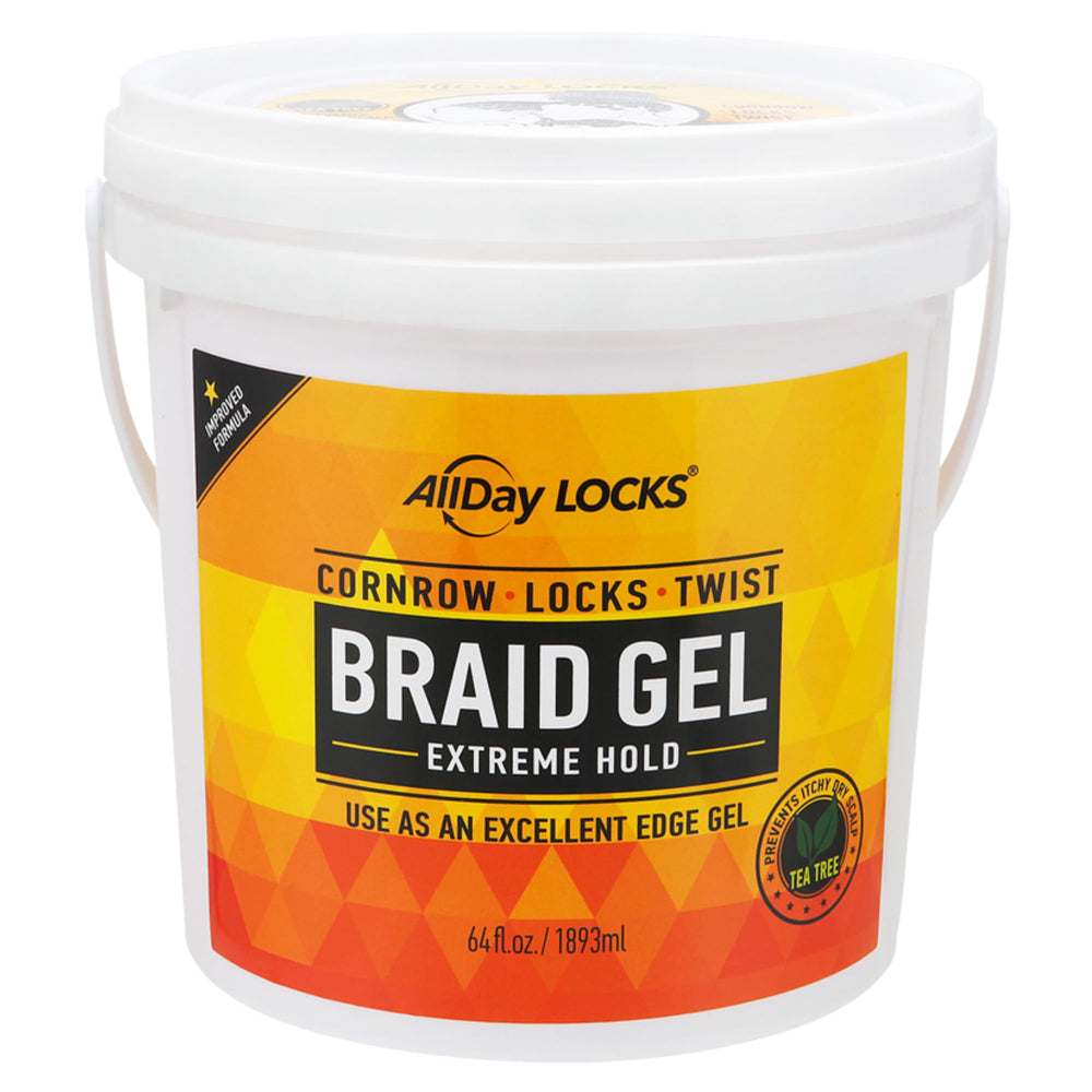 AllDay Locks Gel Extreme Hold s'applique facilement pour tresses et twists