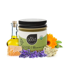 All Good Goop Recovery Balm, emballage compact pour hydrater en déplacement.