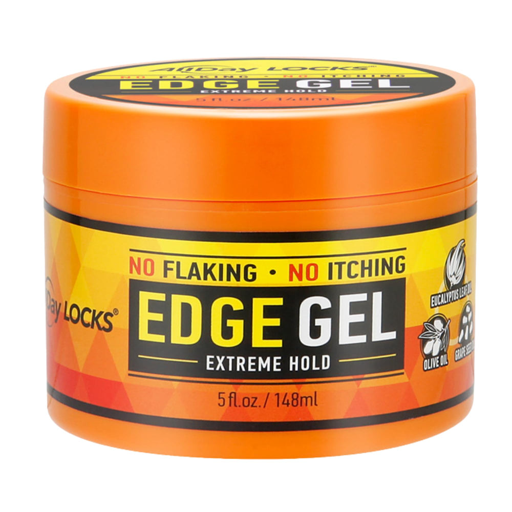 AllDay Locks Edge Gel Extrême : bouteille facile à utiliser pour une tenue durable.