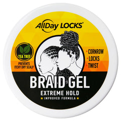 AllDay Locks Gel application-dans-cheveux démontrant la facilité d’application