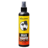 AllDay Locks Mousse pour tresses – bouteille avec brillance durable et tenue légère.