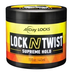 AllDay Locks Lock N Twist: application du gel pour une tenue précise lors du coiffage.