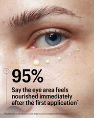 Allies of Skin Crème Yeux Peptides, texture légère prête à l’application.