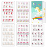 Allstarry ongles francais enfant kit - pose facile, sans gel ni decoration des ongles.