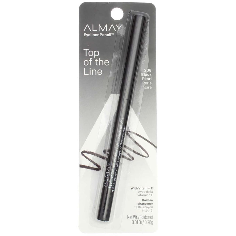Almay crayon yeux Intense i-Color Noir Perle, application nette toute la journée.
