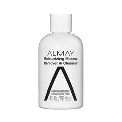 Almay Demaquillant huile-lait en flacon: dissout le maquillage et hydrate la peau.