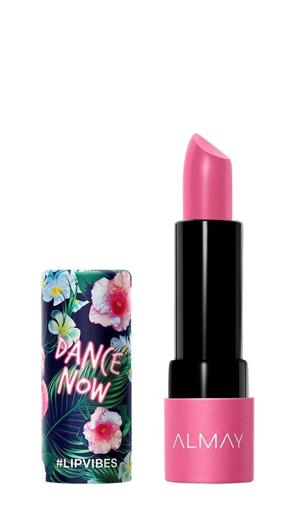 Almay Lip Vibes teinte Dance Now, finition mate, nourrissant grâce à la vitamine E et karité.