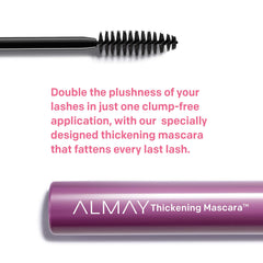 Application sans paquets grâce à la brosse Quick Coat d’Almay Mascara