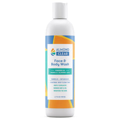 Almond Clear Gel nettoyant visage et corps, nettoyage en douceur avec sensation de fraîcheur.