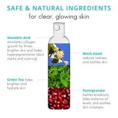 Almond Clear gel pour rasage, aide à réduire les irritations liées aux boucles.