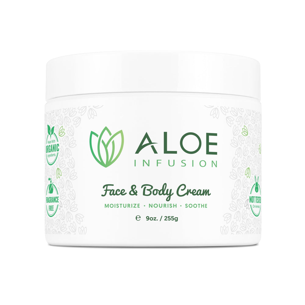 Aloe Infusion crème visage et corps pour hydratation rapide