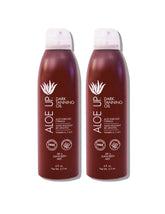 ALOE UP - bouteille spray bronzante, séchage rapide et non gras.