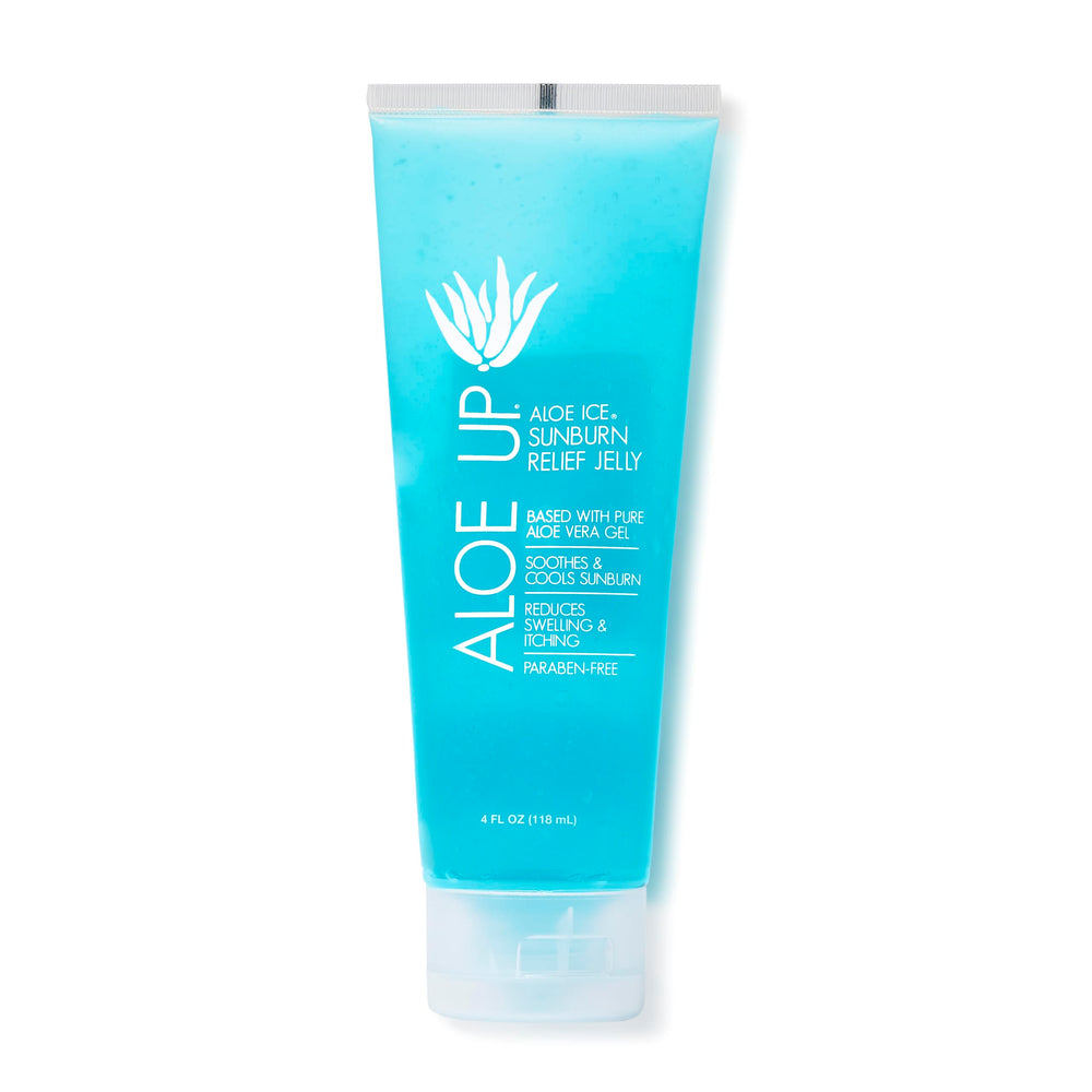 ALOE UP gel-apaisant après-soleil pour visage et corps, hydratation légère et rafraîchissante.