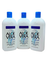 Lotion Aloe Vera Pack3, bouteille pratique pour hydratation rapide.