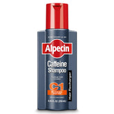Alpecin C1 shampoing, bouteille visible, usage quotidien pour une chevelure rafraîchie.