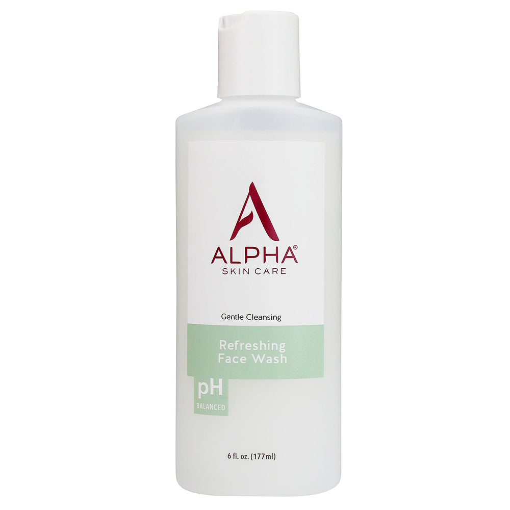 Alpha Skin Care: bouteille du nettoyant visage rafraîchissant purifiant en douceur