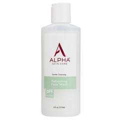 Alpha Skin Care: bouteille du nettoyant visage rafraîchissant purifiant en douceur