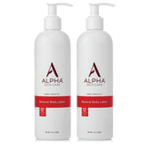 Lotion corps Alpha Skin Care avec 12% AHA, hydratation et renouvellement
