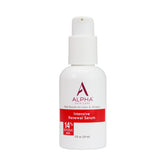 Alpha Skin Care Renewal Serum, flacon mis en évidence pour une utilisation quotidienne.