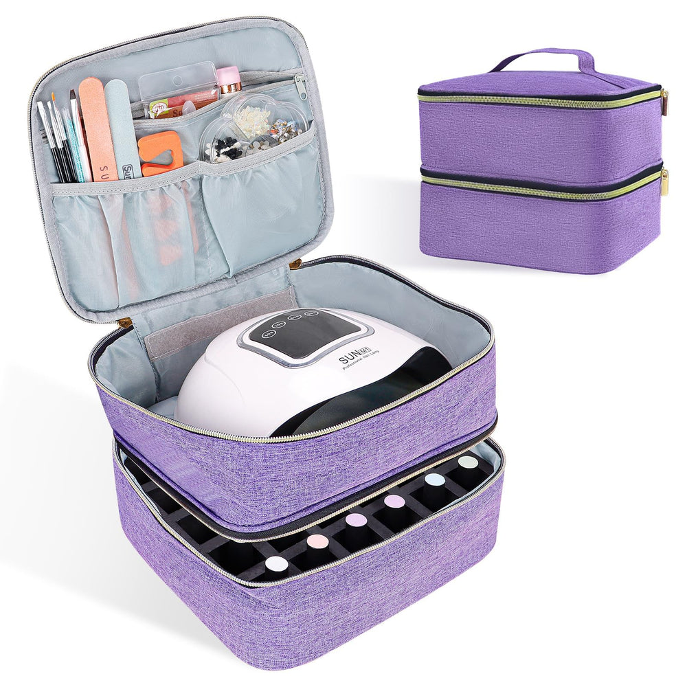 ALSLEA Organisateur Vernis, vue générale, capacité jusqu'à 30 bouteilles pour professionnelle nomade.