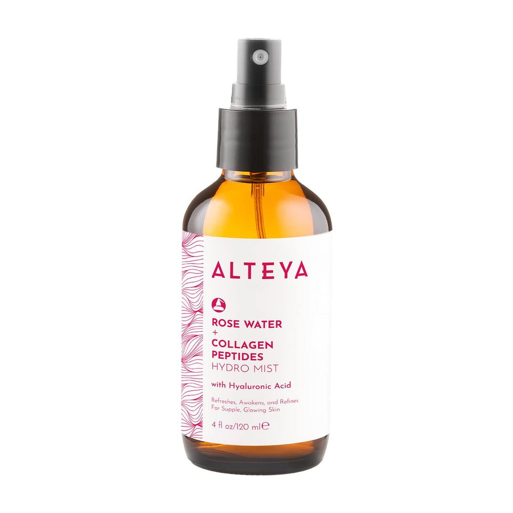 Alteya Organics flacon tonique rose pour hydrater le visage et rafraîchir
