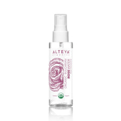 Alteya Organics eau de rose bulgare en spray, idéal pour tonifier la peau.