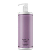 ALURAM Shampoing violet eau de coco, bouteille prête pour hydrater les cheveux.
