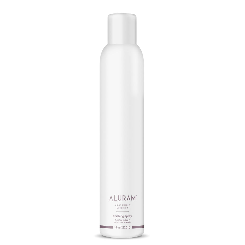 ALURAM Finishing Spray sur la bouteille pompe, offre une tenue longue durée.