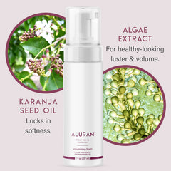 ALURAM Hydratation à l’algue : richesse hydratante pour cheveux souples.