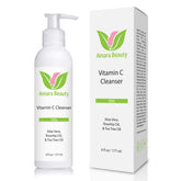Amara Beauty Nettoyant Visage, bouteille, peau nette et fraîche après usage