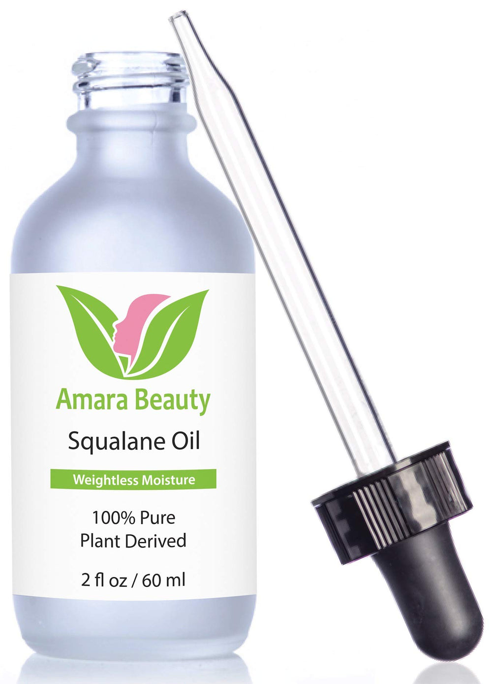 Amara Beauty Squalane: bouteille pratique pour hydratation rapide et légère.