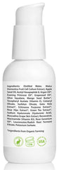Étiquette Amara Beauty, emballage élégant et informations claires sur les ingrédients.