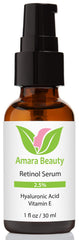 Pompe-doseuse du sérum rétinol Amara prête à l'application.