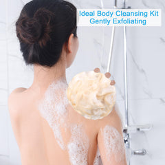 AmazerBath éponge-luffa grande taille 75g nettoyage efficace