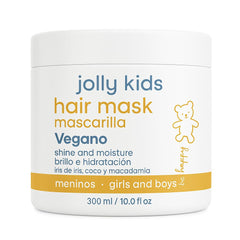 Masque Jolly Kids d'Amazónica Beleza Amabelle, flacon pratique pour démêler les cheveux.