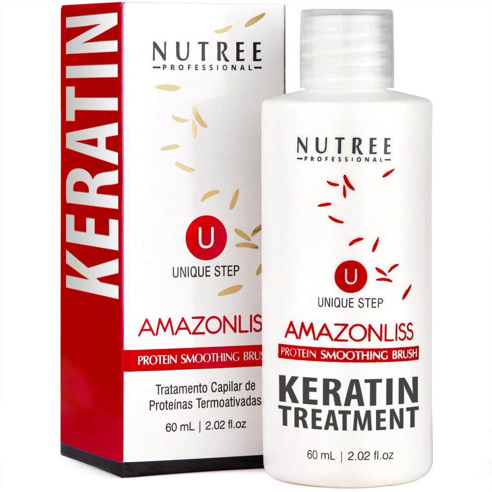 Amazonliss traitement keratine brasilien en une etape pour cheveux lisses