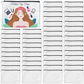AMDAILY ensemble 50 sacs maquillage canvas sublimation, parfait pour projets bricolage