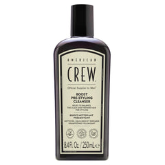 AMERICAN CREW Boost Shampoo, bouteille visible, révèle le volume pour cheveux fins.