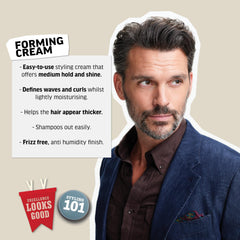Définition des boucles avec American Crew Forming Cream